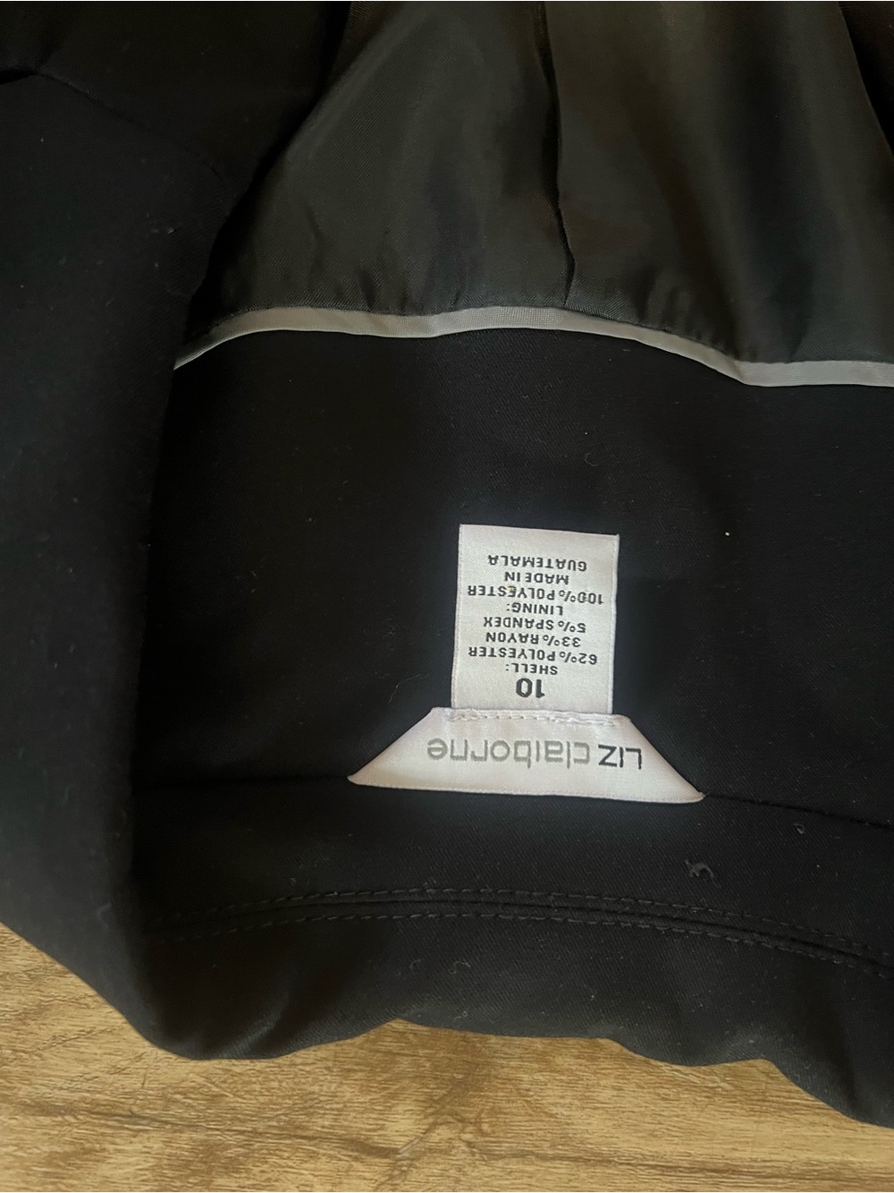 Liz Claiborne Black Blazer Jacket